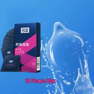 10pcs 45mm 49mm Tight Spikes Condom Delayed Latex Penis Sleeve Lubrication - Picture 1 of 17