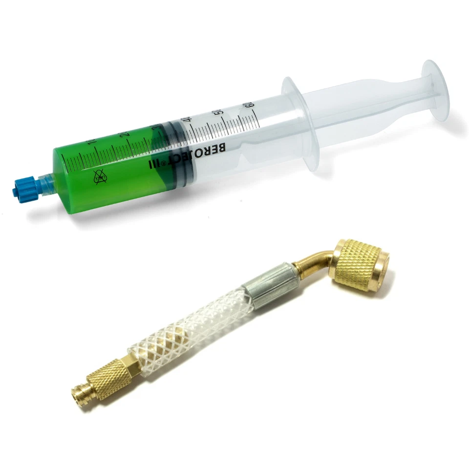Siringa 30 ml + tubo attacco 1/4 turafalle per frigorifero e condizionatori - Immagine 1 di 1