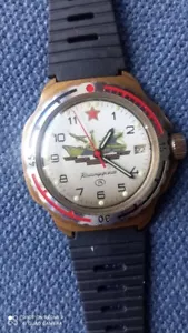 Vintage Soviet watch VOSTOK komandirskie military made in USSR 1980s - Picture 1 of 17