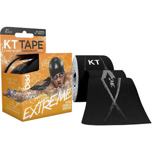 KT Tape Pro Extreme 10" Precut Kinesiology Therapeutic Sports Roll - 20 Strips