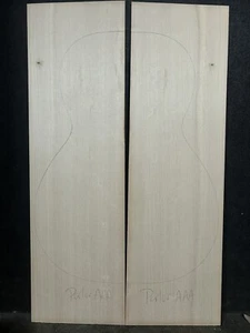 SALVAGED SITKA SPRUCE GUITAR TOP, AAA PARLOR 14" ECO-FRIENDLY TONEWOOD - Picture 1 of 4