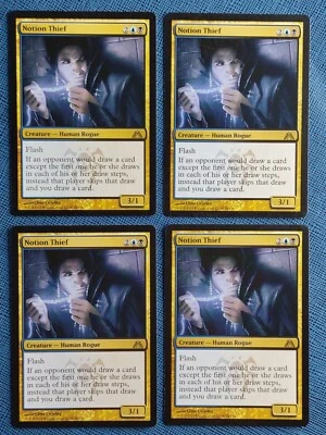 MTG 4x Notion Thief x4 LP Dragon's Maze Magic the Gathering Playset - Image 1 of 2