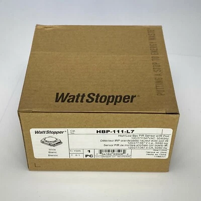 WattStopper Legrand HBP-111-L7 High/Low Bay PIR Sensor w/IR - NEW Fast Free Ship
