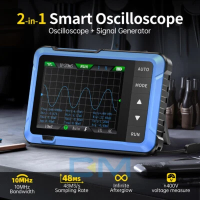 FNIRSI DSO510/DSOTC4 Handheld Digital Oscilloscope Signal Generator 48MS/s 10MHz - Image 1 of 4