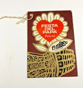 Cartellino pubblicitario Petrus Festa del papà 19 marzo - Picture 1 of 1