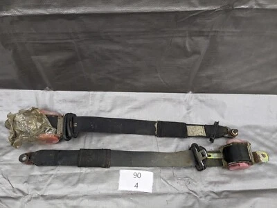 Juego de carrete de cinturón de seguridad izquierdo derecho Mazda Miata 1990-1993 OEM negro NA 90-93 #4 Foto 1 de 4