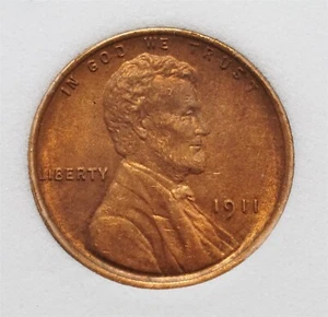 1911 1C US Lincoln Wheat Cent Coin High Grade - Picture 1 of 3