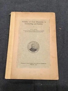 Carnegie Institute Washington Book 1905 Genetics Heredity Guinea Pigs Rabbits - Picture 1 of 10
