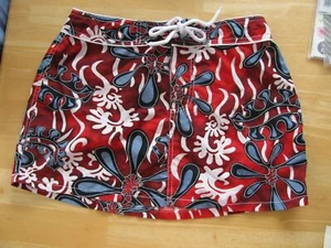 Verona Print Skirt Hook & Loop Fly Tie Waist Size L - Picture 1 of 3
