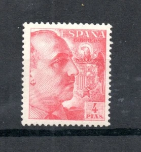 Spain 1949 old old 4 PTAS Franco stamp (Michel 855 C) MNH - Picture 1 of 2