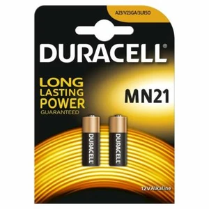 Batteria Pila Alcalina MN21 12V in blister da 2 pezzi - DURACELL DU25 - Foto 1 di 1