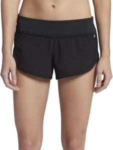 Hurley Ladies Phantom Rider Beach Water Swimming Shorts, Schwiemmen, black, S - Picture 1 of 4
