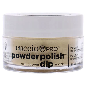 Cuccio Pro Powder Polish Nail Colour Dip System - Metallic Lemon Gold - 0.5 oz - Picture 1 of 2