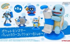 Pokemon Mini Figure Set "Palette Color Collection Blue" Japan