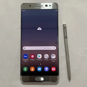Original Used Phone For Samsung Galaxy Fe SM-N935F/DS Dual SIM Unlocked Silver - Picture 1 of 22