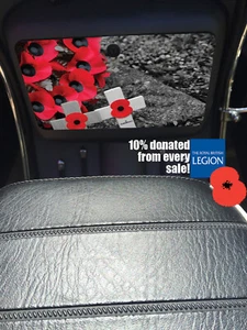 Scomadi RA glove Tool Box Sticker Wrap Decal Poppy day lest we forget royal - Picture 1 of 7