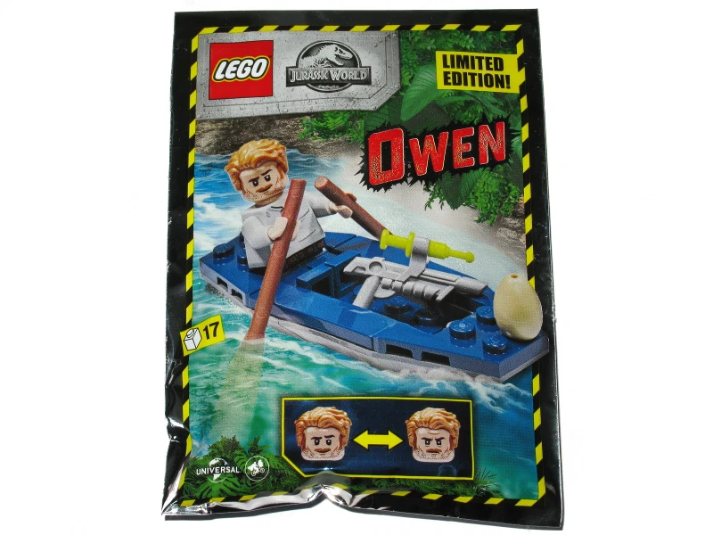 LEGO Jurassic World Owen with Kayak Foil Pack 122007-1 - Image 1 of 1