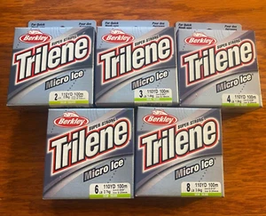 Berkley Trilene Micro Ice Mono SOLAR Line 110 Yds Choose (2#, 3#, 4#, 6#, 8#) - Picture 1 of 3