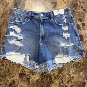Hollister Juniors Curvy High Rise Vintage Short Size 11 NEW - Picture 1 of 7
