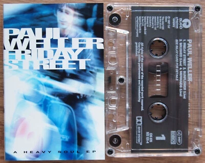 PAUL WELLER - FRIDAY STREET (ISLAND CIS676) 1997 UK CASSETTE TAPE EP MOD THE JAM - Image 1 of 3