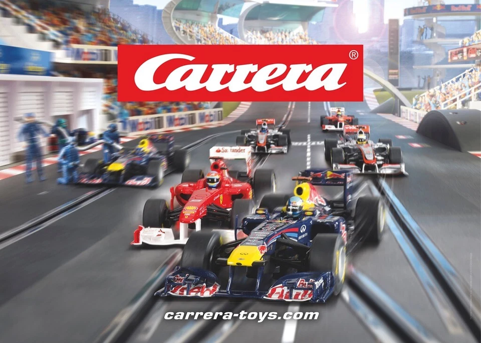 SLOTRACE & MORE Carrera Poster Formel 1 Fahrzeuge