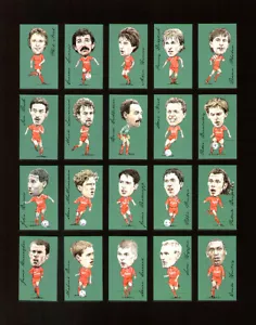 LIVERPOOL - Famous Footballers - Collectors Card Set - Gerrard Dalglish Hansen + - Picture 1 of 2