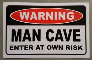 Mancave Door Sticker - Bild 1 von 1
