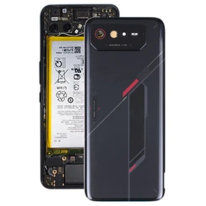 Glass Back Cover for Asus ROG Phone 6 AI2201-C AI2201-F(Black) - Bild 1 von 6