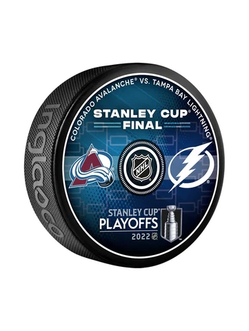 2022 Stanley Cup Final Colorado Avalanche vsTampa Bay Lightning Souv.Hockey Puck Cover