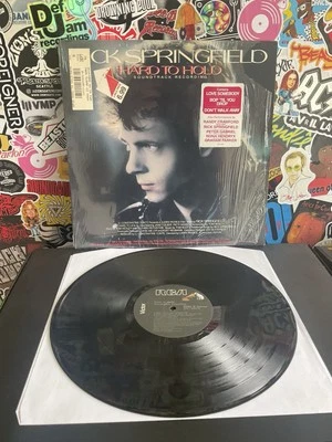 RICK SPRINGFIELD Hard To Hold Soundtrack VG++ VINYL W/HYPE STICKER  - Image 1 of 2
