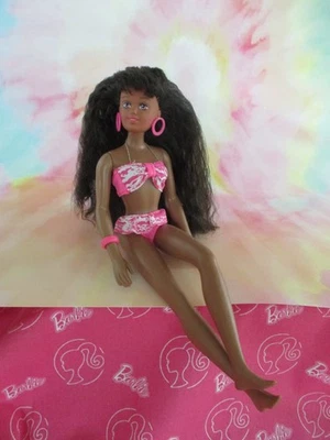 Maxie Sun Splash Simone African American Fashion Doll-Vintage Hasbro-#8213 - Image 1 of 4