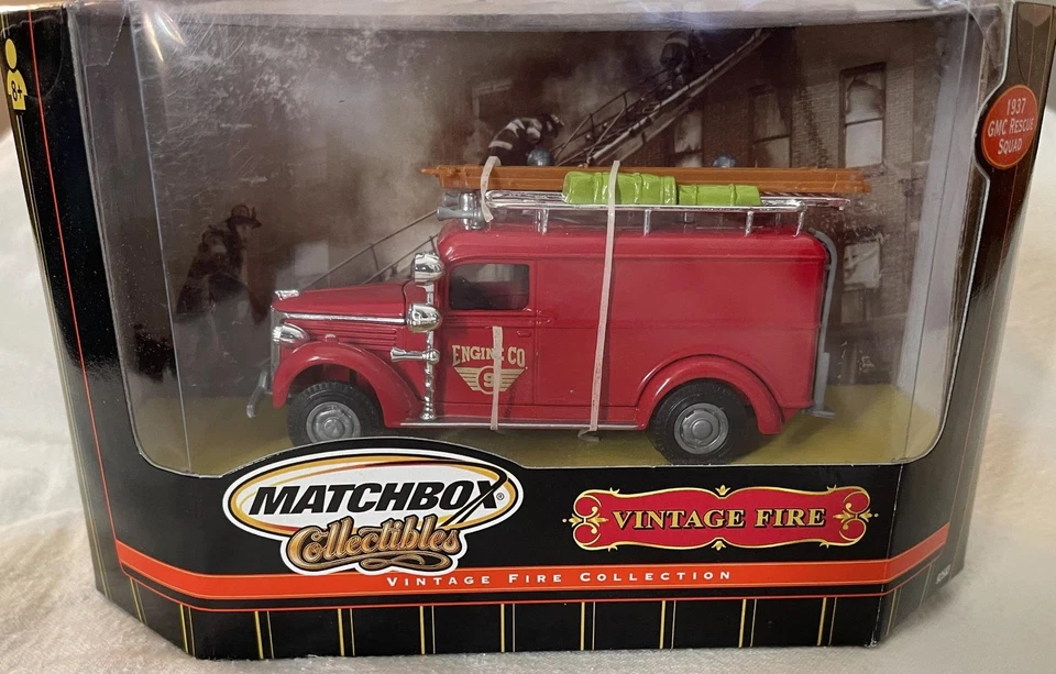 Matchbox Collectibles 1937 GMC Rescue Squad 1:43 Car NIB - Image 1 of 3
