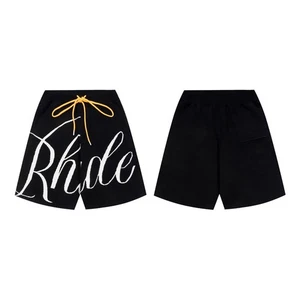 Trendy brand RHUDE letter 3M reflective casual shorts high street loose shorts - Picture 1 of 15