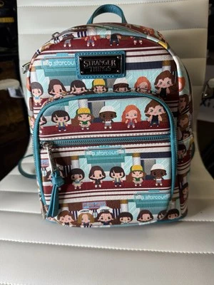 Loungefly Stranger Things Starcourt Mall Mini Backpack – Netflix Exclusive – EUC - Image 1 of 4