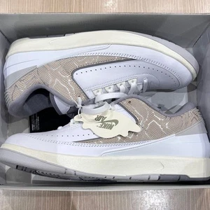 Nike Air Jordan 2 Retro Low Wht Cement Grey-Sanddrift-Neutral DV9956-100 Us10.5 - Picture 1 of 3
