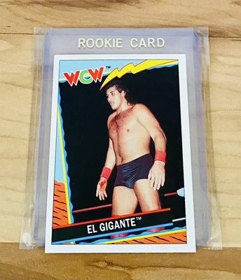 Vintage 1992 Topps WCW UK Exclusive Giant Gonzales  Rookie Card #66 WWE Mint - Image 1 of 2