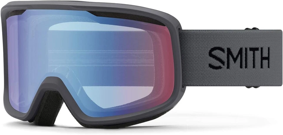 SMITH Optics Frontier 全边雪地护目镜,炭/蓝色传感器镜 — 第 1/1 张图片