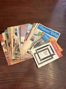 Palette Talk Magazine Lot Of 35 Back Issues SEE LIST 1960s-1980 - Imagen 1 de 3