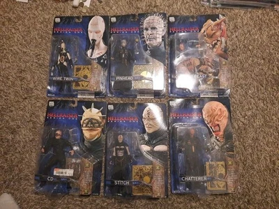 Juego de figuras Hellraiser serie 1 Neca cabeza de alfiler chatterer bestia alambre doble puntada sin usar, en caja Foto 1 de 4