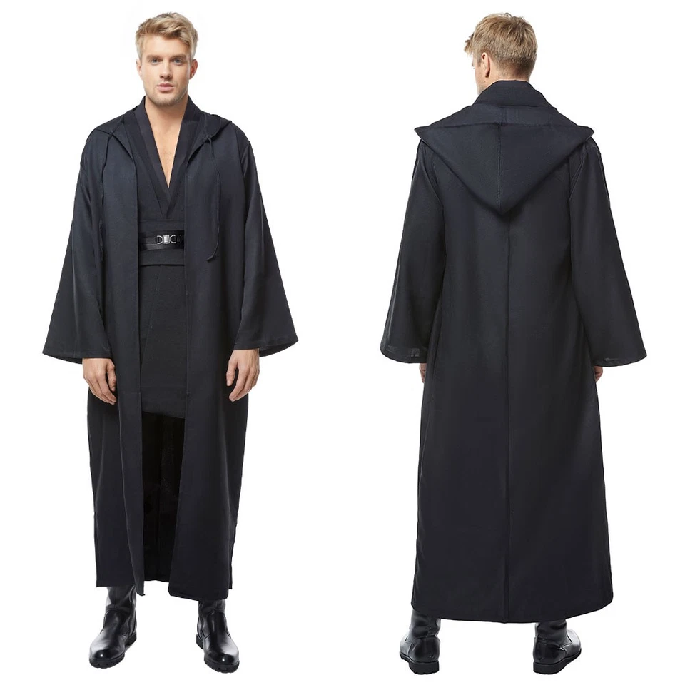 Traje fantasia cosplay Star Sith Anakin Skywalker Darth Maul preto - Imagem 1 de 4
