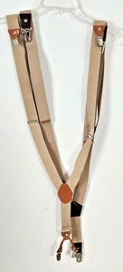 Men's Suspenders Silver Metal Snap Hooks Adjustable Braces OSFM Lot 2 - Picture 1 of 9