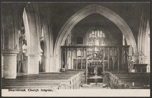 SHARNBROOK, BEDFORD church postcard - Picture 1 of 1