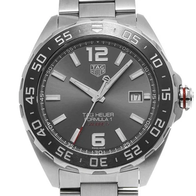 Reloj TAG Heuer WAZ2011.BA0842 Aquaracer 43 mm automático esfera antracita para hombre Foto 1 de 4
