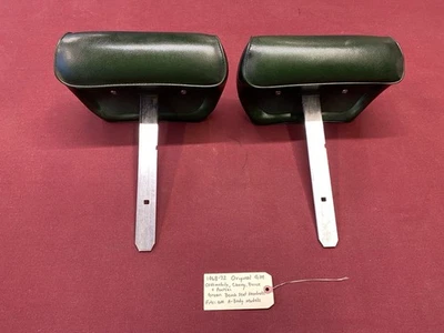 Reposacabezas asiento banco verde GM Oldsmobile, Chevy, Buick y Pontiac 1968-72 original Foto 1 de 4