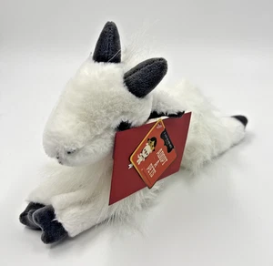 Peluche FAO Schwarz Adopt a Pets blanco montaña cabra niño realista - Imagen 1 de 7