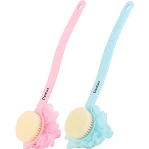 2-Piece Exfoliating Back Scrubber Set - Loofah & Body Brush for Smooth Skin - Picture 1 of 9