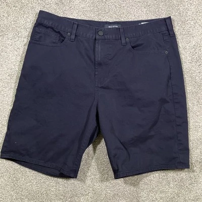 Pantalones Cortos Big Star Decker 5 Bolsillos Para Hombre 36 (Real 37) Azul Marino Chino Informal Golf Foto 1 de 4