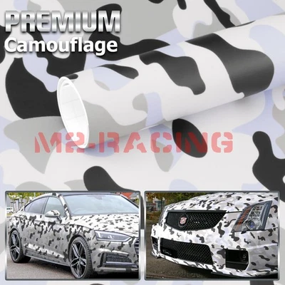CAMO Camuflaje Coche Auto Vehículo Adhesivo Calcomanía Vinilo Envoltura Hoja Película Hágalo Usted Mismo Foto 1 de 4