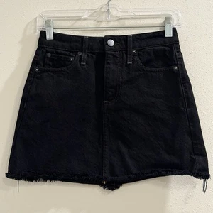 Alice + Olivia 25 Night Fever Good High Rise 5 Pocket Jeansrock Designer Lux - Bild 1 von 9