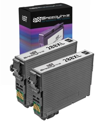 Cartucho de tinta de impresora negro 2PK HY Comp para Epson Expression T288XL120 288XL Foto 1 de 4
